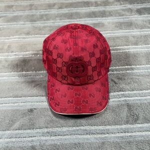 Gucci GG Nylon Bordeaux baseball cap SIZE S | Pre-Owned Excellent